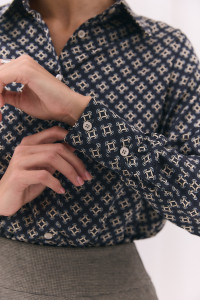 Рубашка 6721 Графит