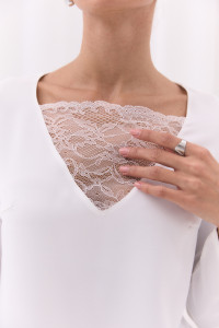 Блуза 6722 Молочный