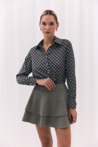 Юбка 6725 Серый