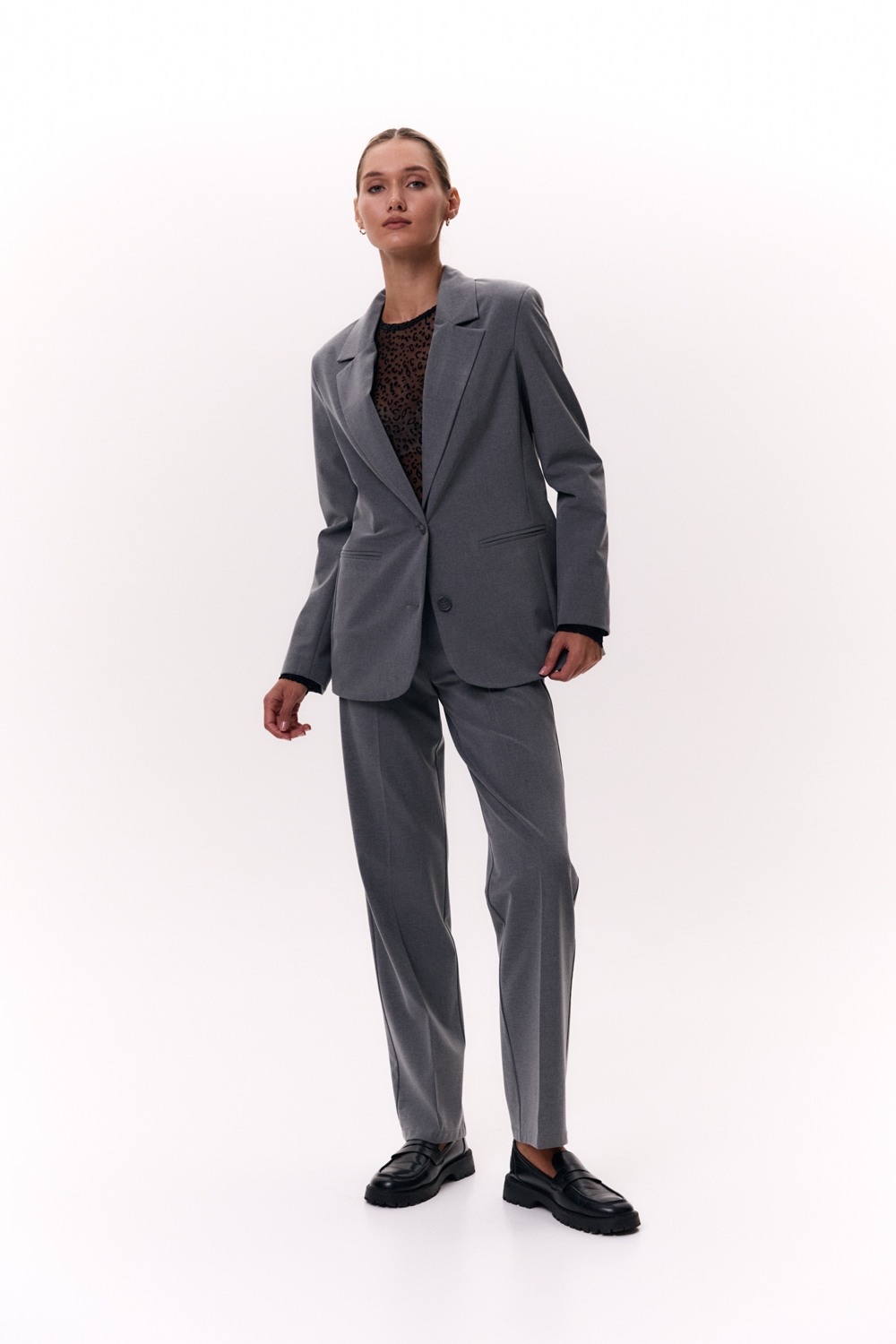 Пиджак 6728 Серый