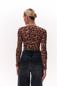 Лонгслив 6736 Бежевый