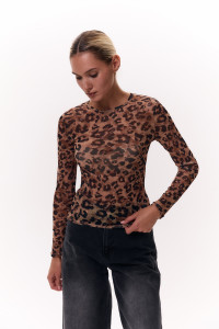 Лонгслив 6736 Бежевый