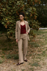 Брюки 6729 Бежевый