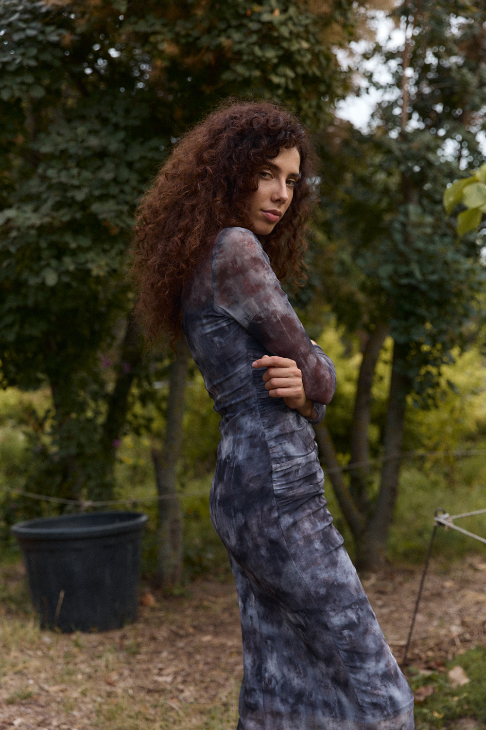 Платье 6734 Серый