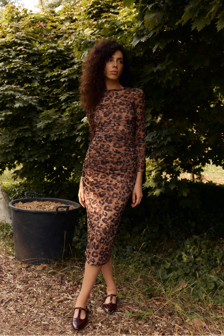 Платье 6734 Бежевый