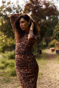 Платье 6734 Бежевый