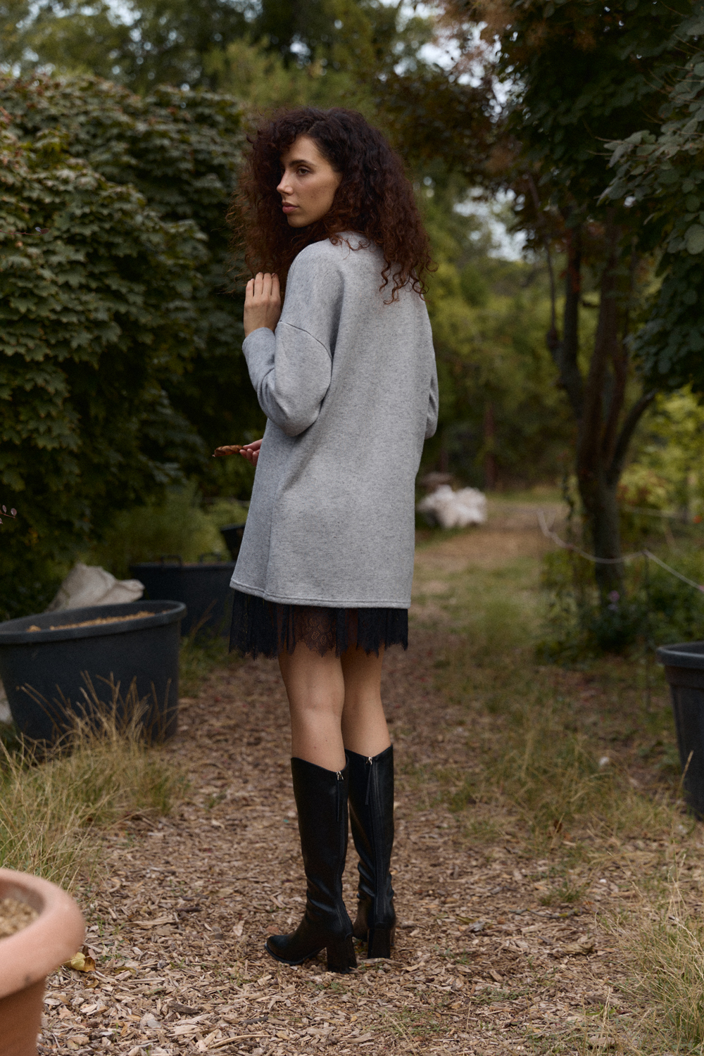 Платье 6742 Серый