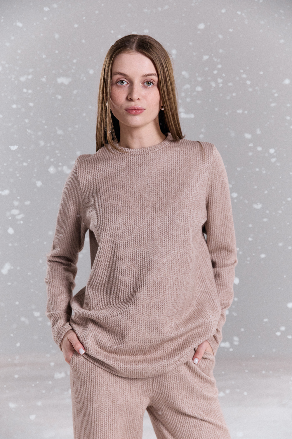 Костюм 6743 Бежевый