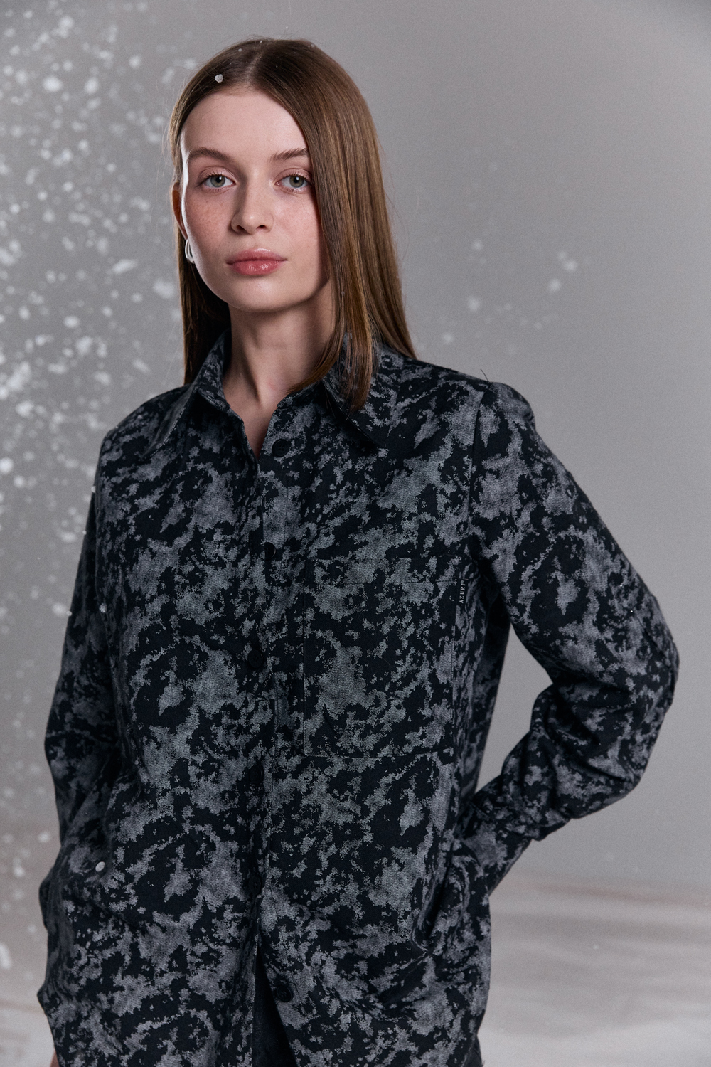 Рубашка 6744 Черный