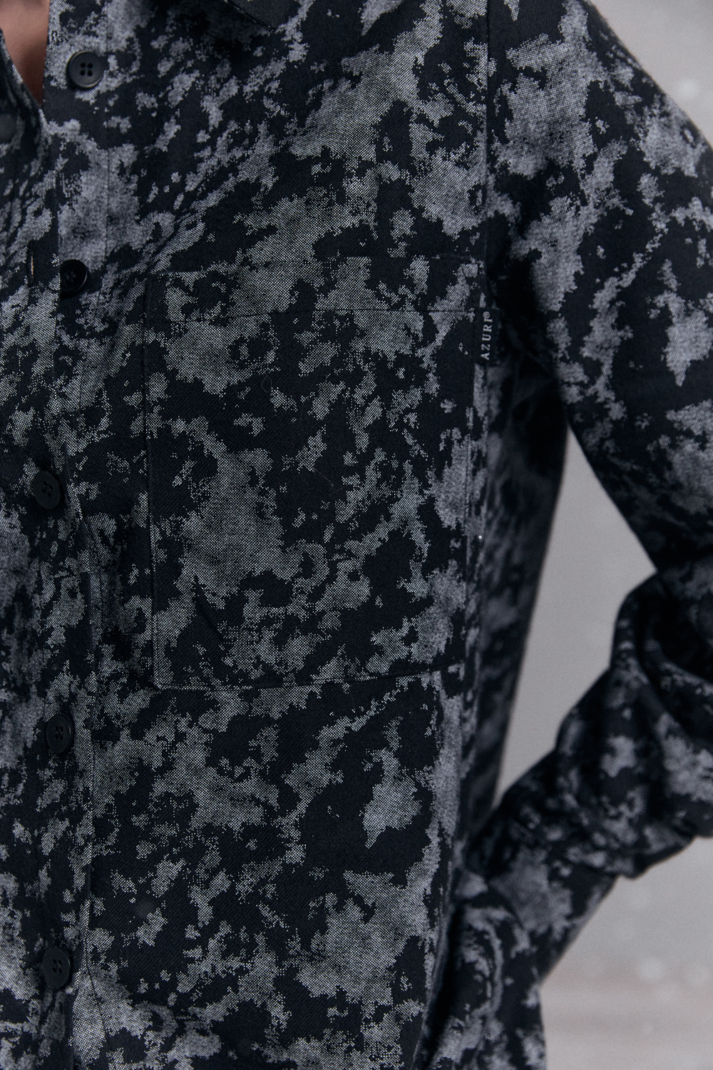 Рубашка 6744 Черный