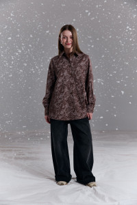 Рубашка 6744 Коричневый