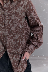 Рубашка 6744 Коричневый