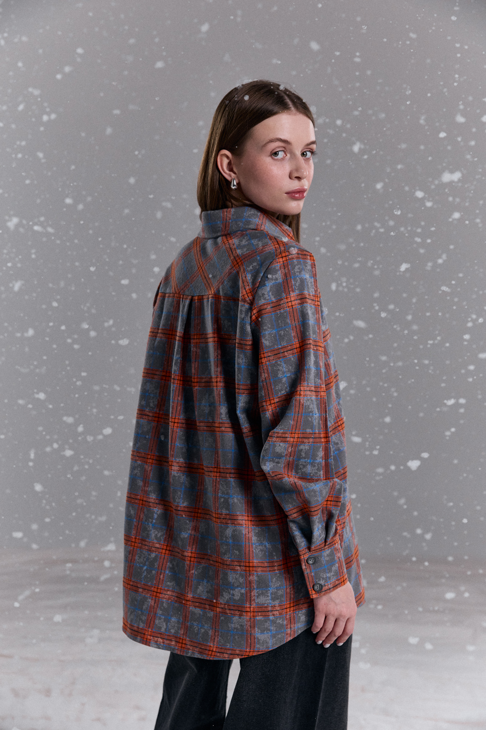 Рубашка 6744 Оранжевый