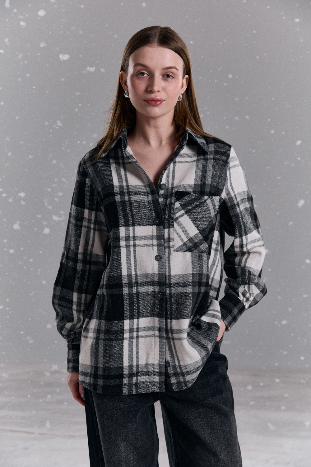 Рубашка 6748 Серый