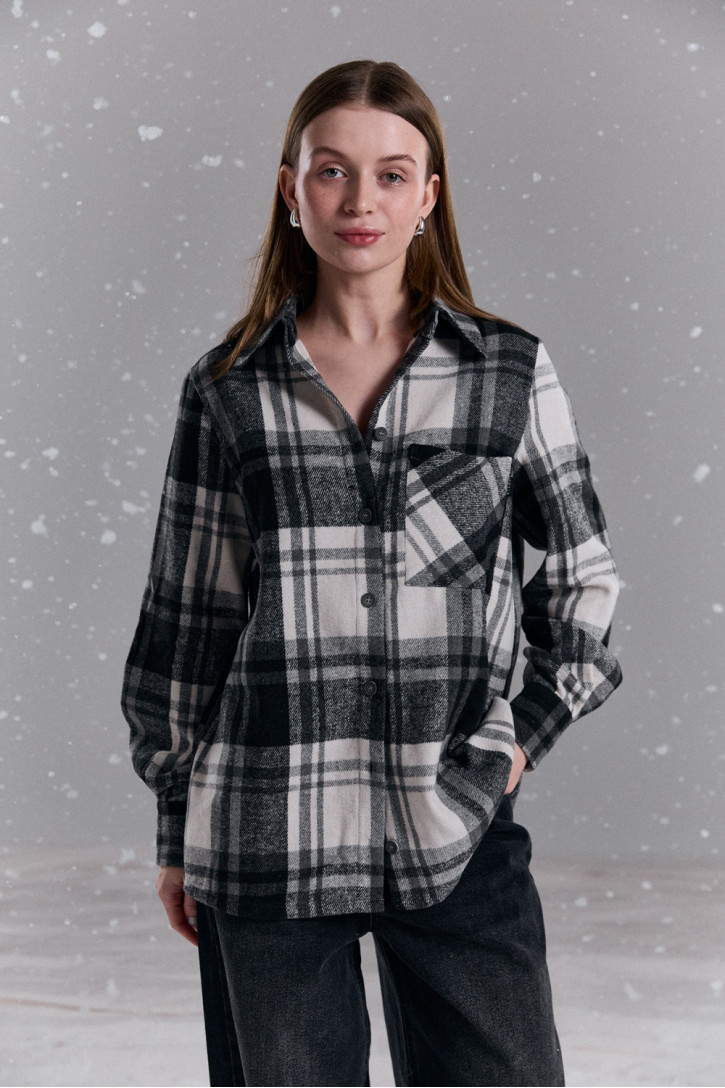 Рубашка 6748 Серый