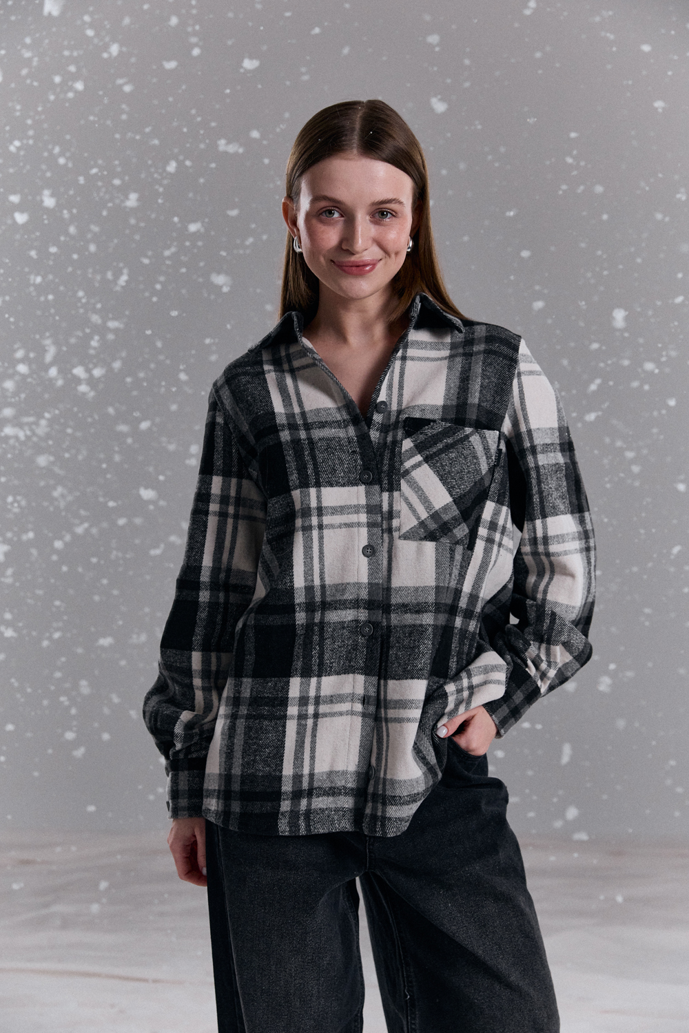 Рубашка 6748 Серый