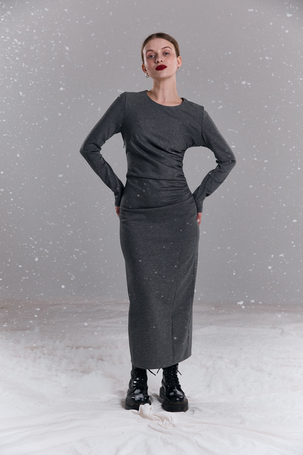 Платье 6749 Серый