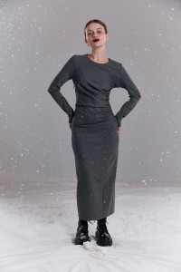 Платье 6749 Серый