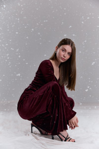 Костюм 6770 Бордовый