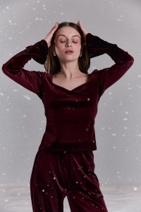 Костюм 6770 Бордовый