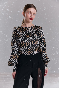 Блуза 6778 Черный