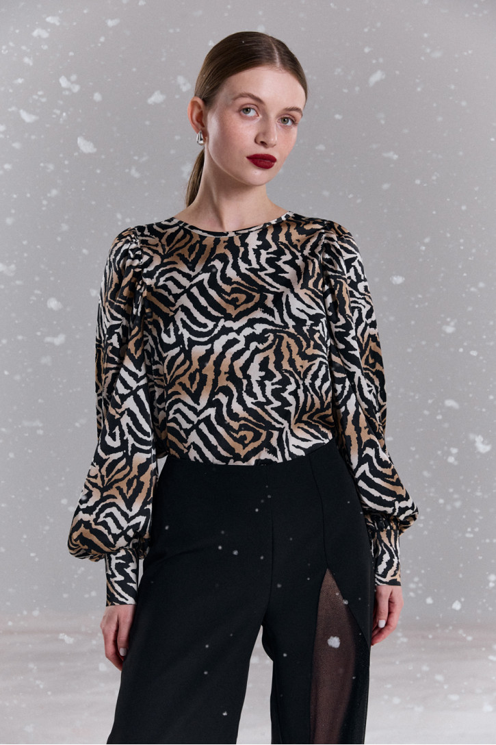 Блуза 6778 Черный