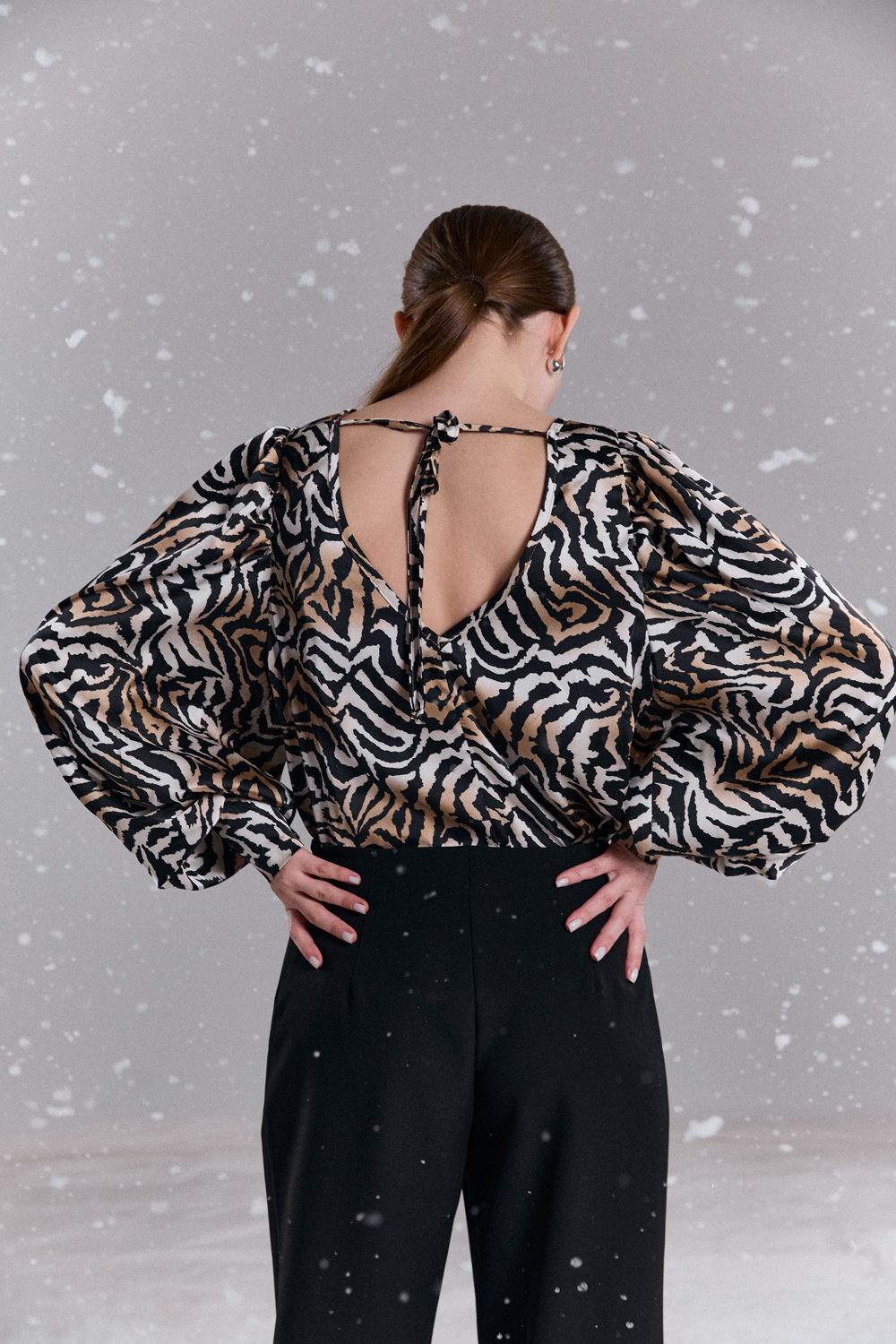 Блуза 6778 Черный