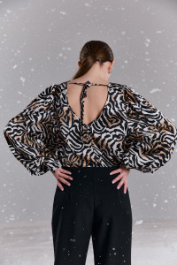 Блуза 6778 Черный