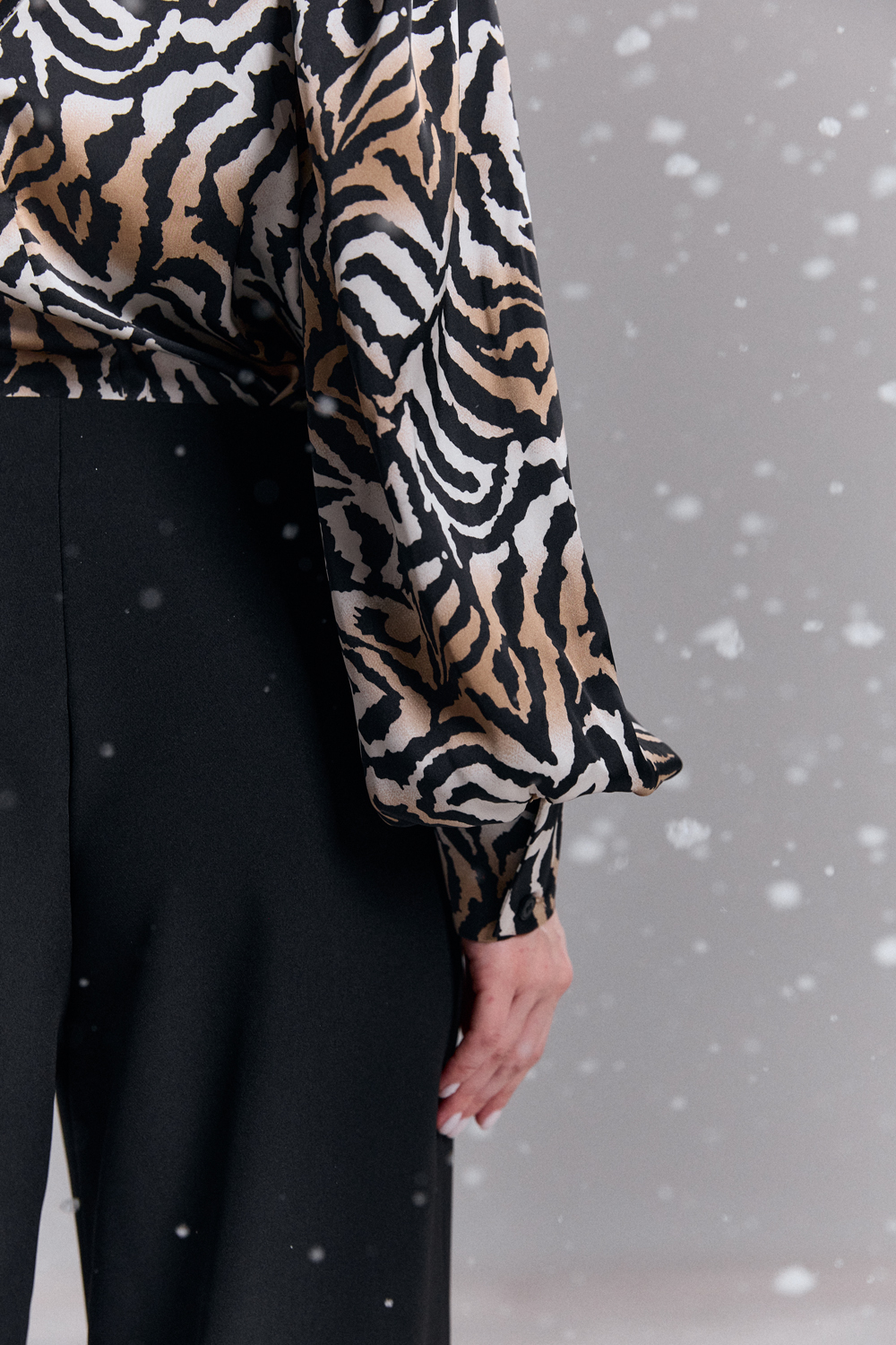 Блуза 6778 Черный