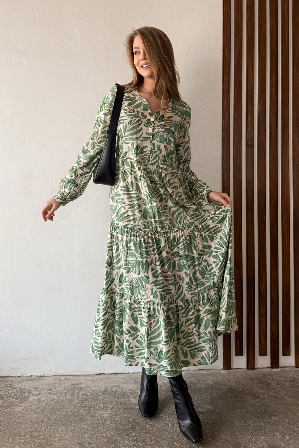 Платье 6819 Зеленый