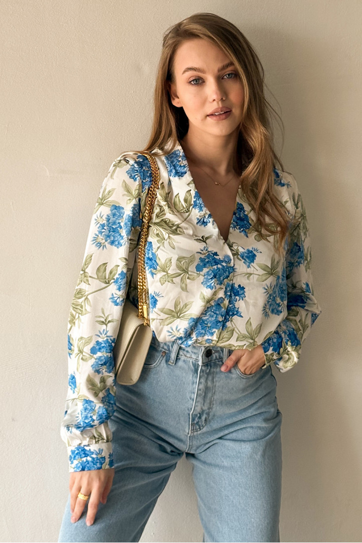 Рубашка 6806 Голубой