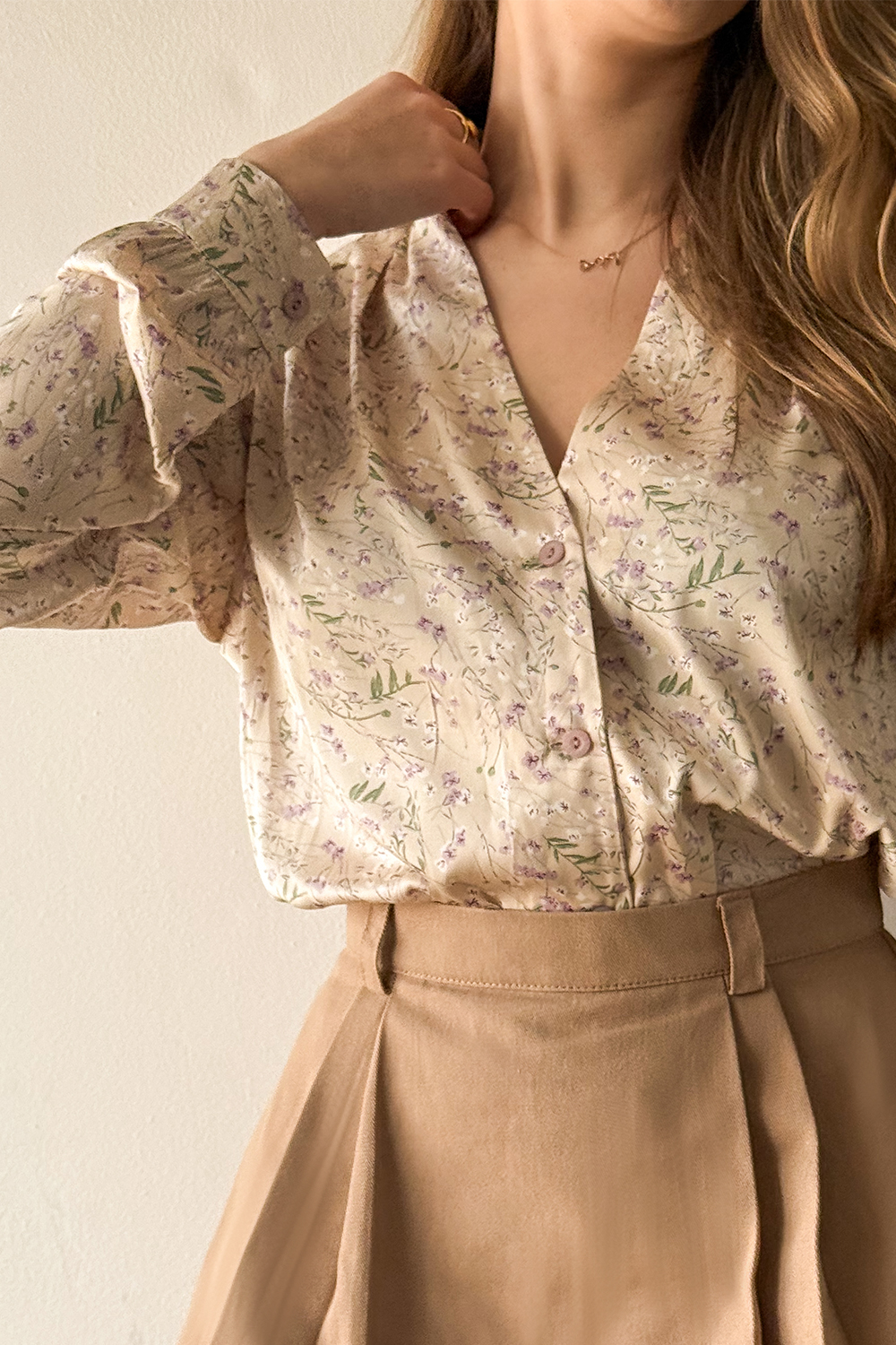 Рубашка 6806 Лиловый