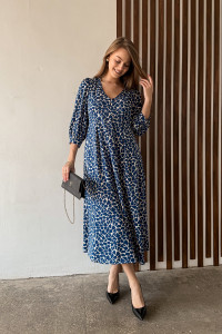 Платье 6815 Синий