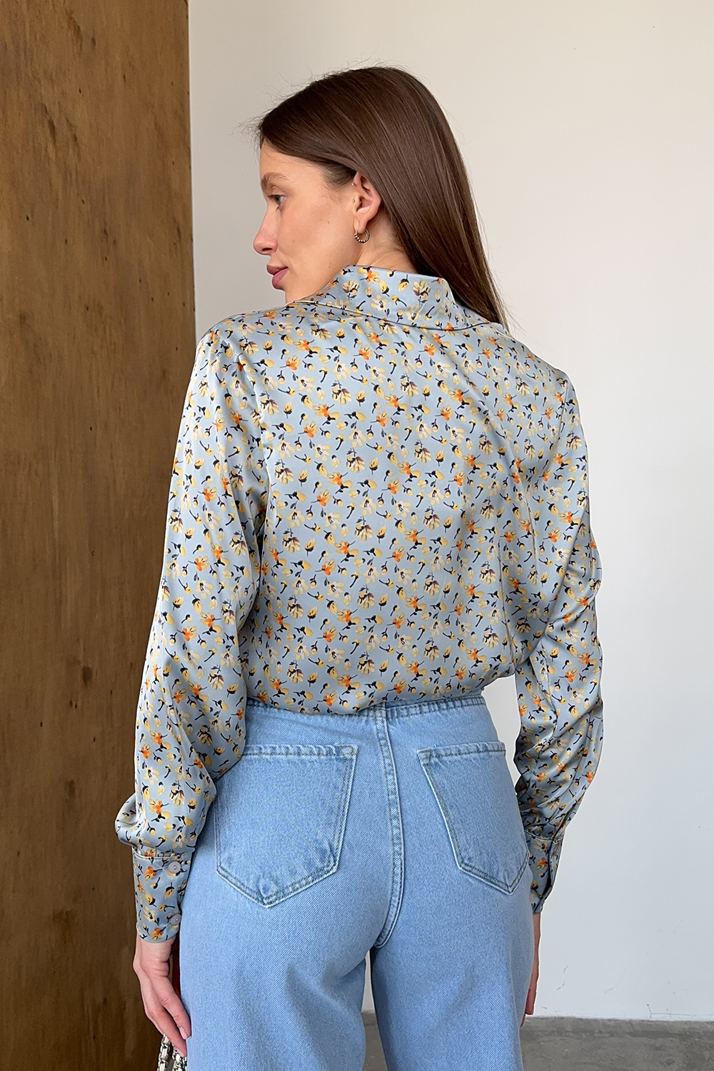 Рубашка 6753 Голубой