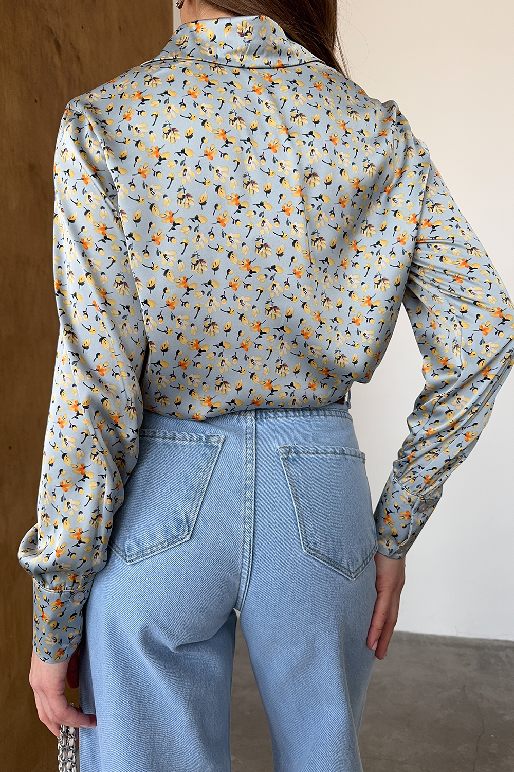 Рубашка 6753 Голубой