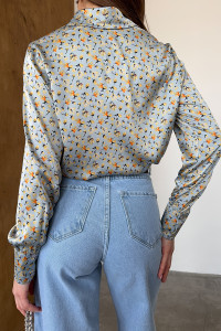 Рубашка 6753 Голубой