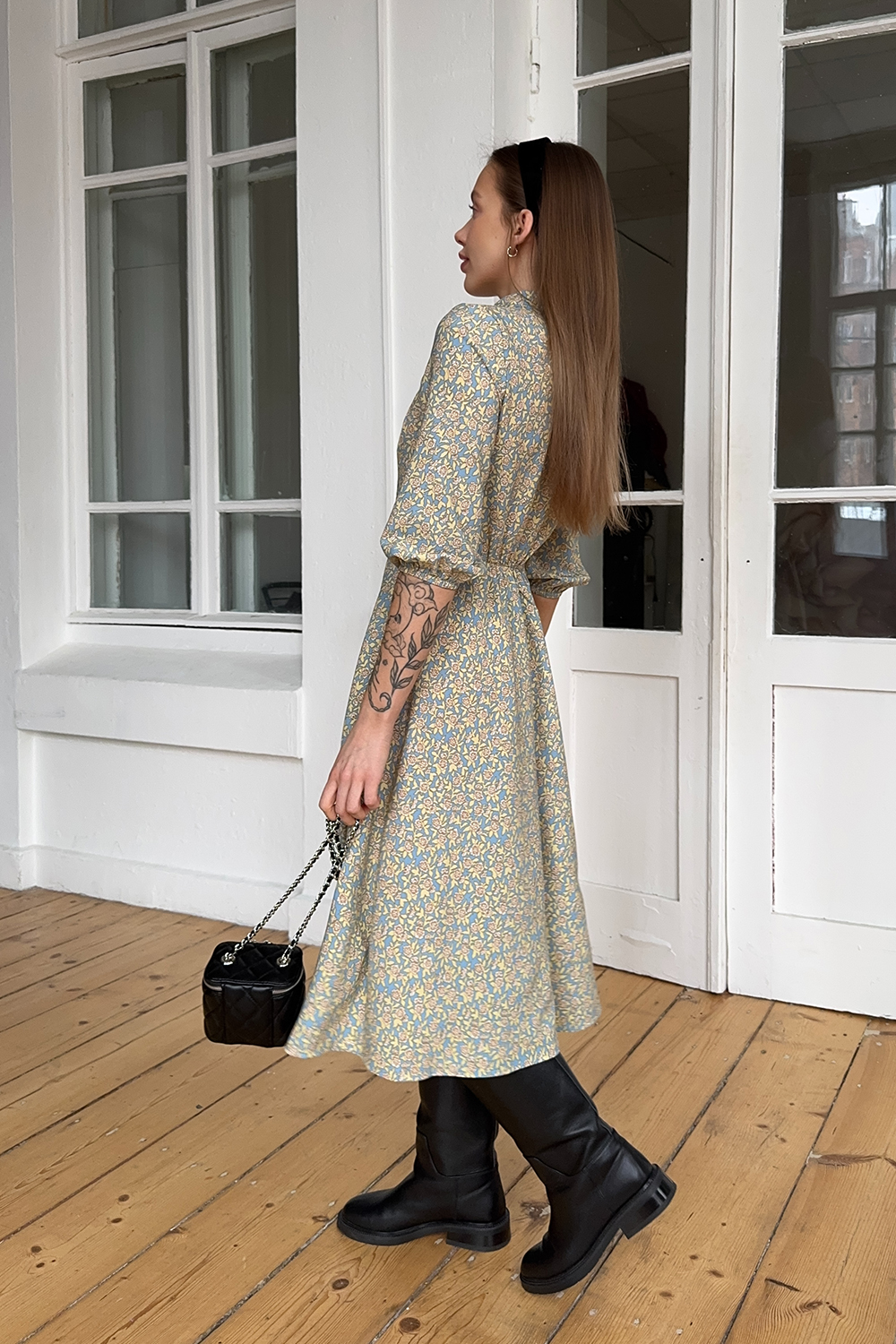 Платье 6807 Голубой