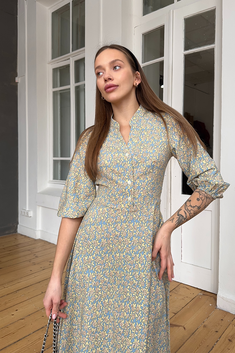 Платье 6807 Голубой