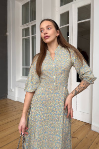 Платье 6807 Голубой