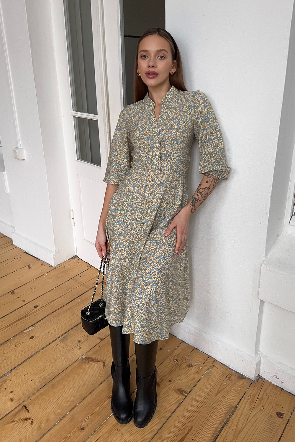 Платье 6807 Голубой