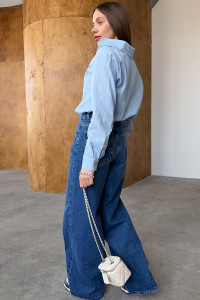 Рубашка 6814 Голубой