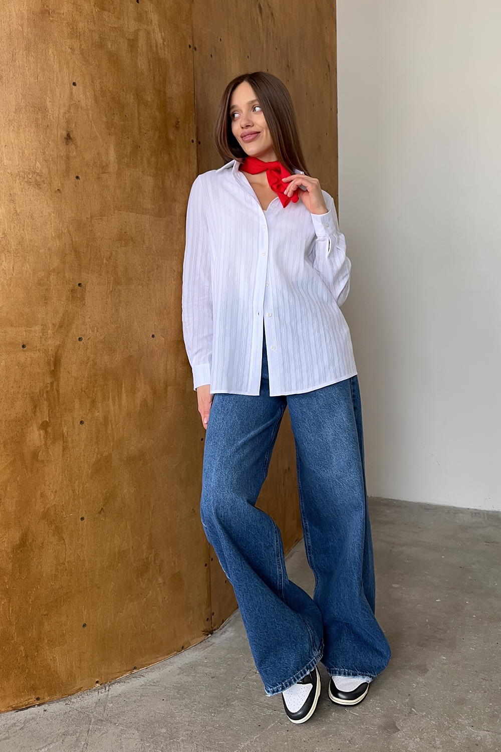 Рубашка 6814 Белый