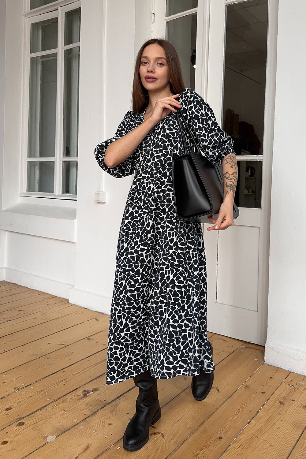 Платье 6815 Черный