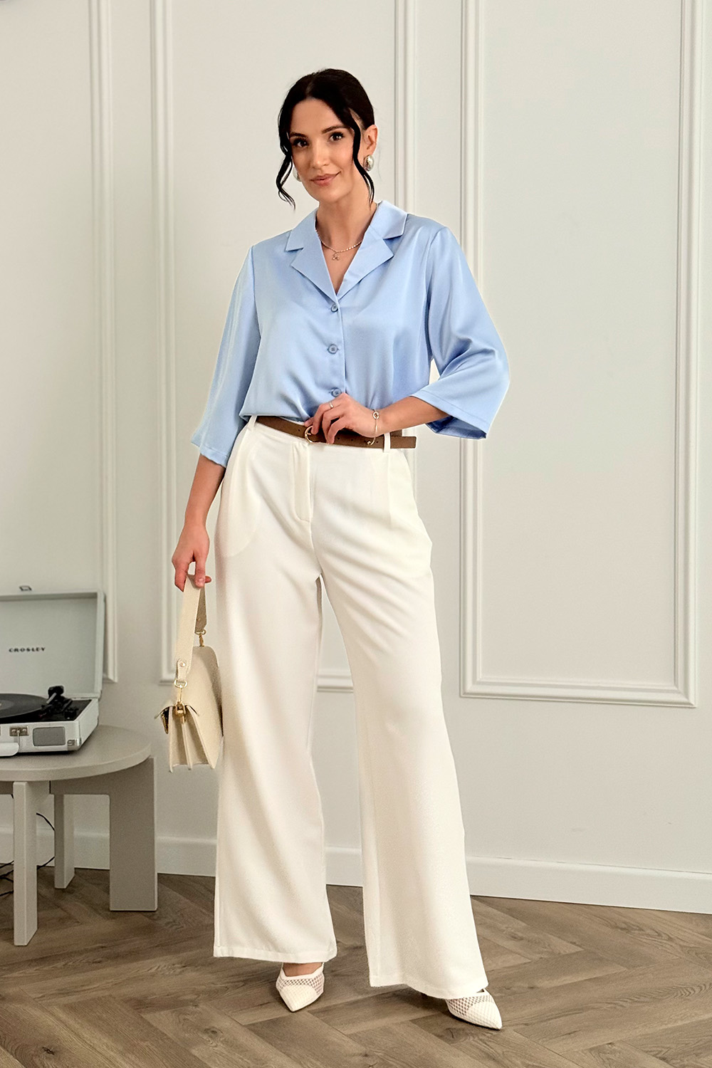 Рубашка 6811 Голубой