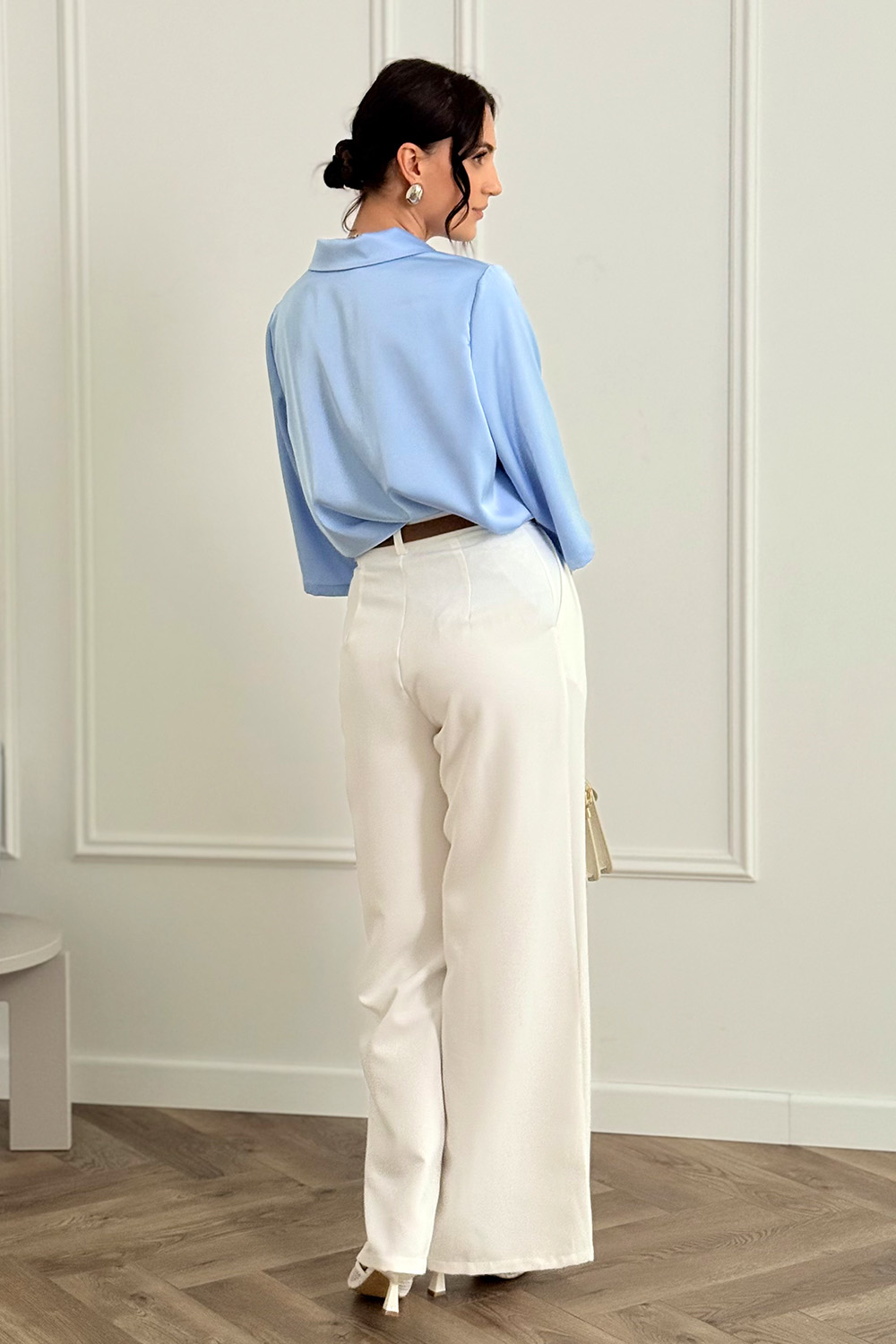 Рубашка 6811 Голубой