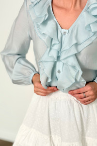 Блузка 6841 Голубой