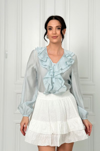 Блузка 6841 Голубой