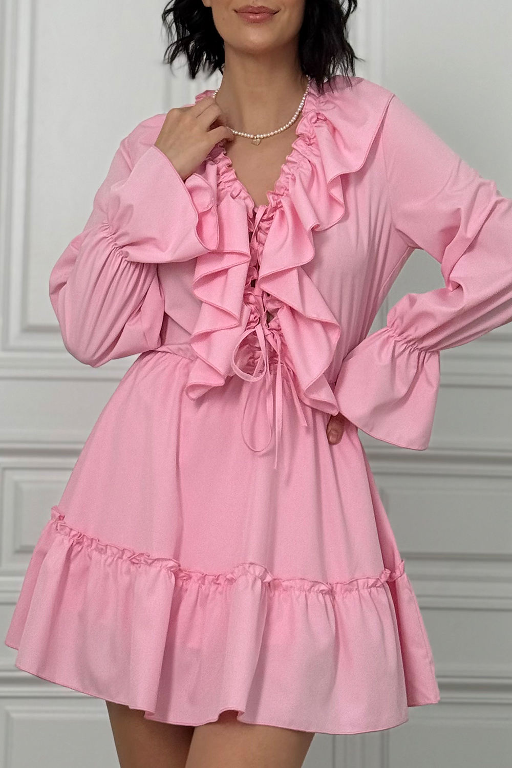 Платье 6845 Розовый