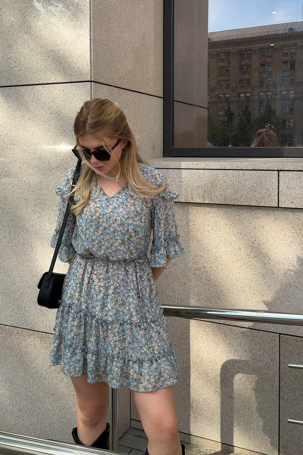 Платье 6856 Голубой