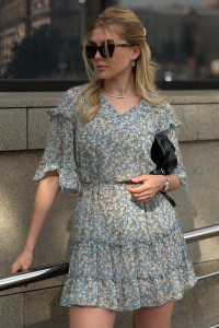 Платье 6856 Голубой